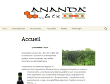 Tablet Screenshot of anandaetcie.org